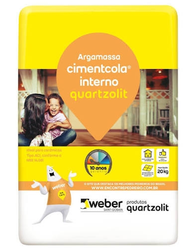 ARGAMASSA AC1 INTERNA 20KG QUARTZOLIT